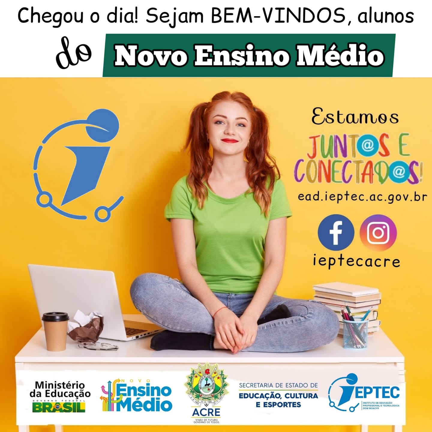 Boas vindas aluno do Novo Ensino Médio
